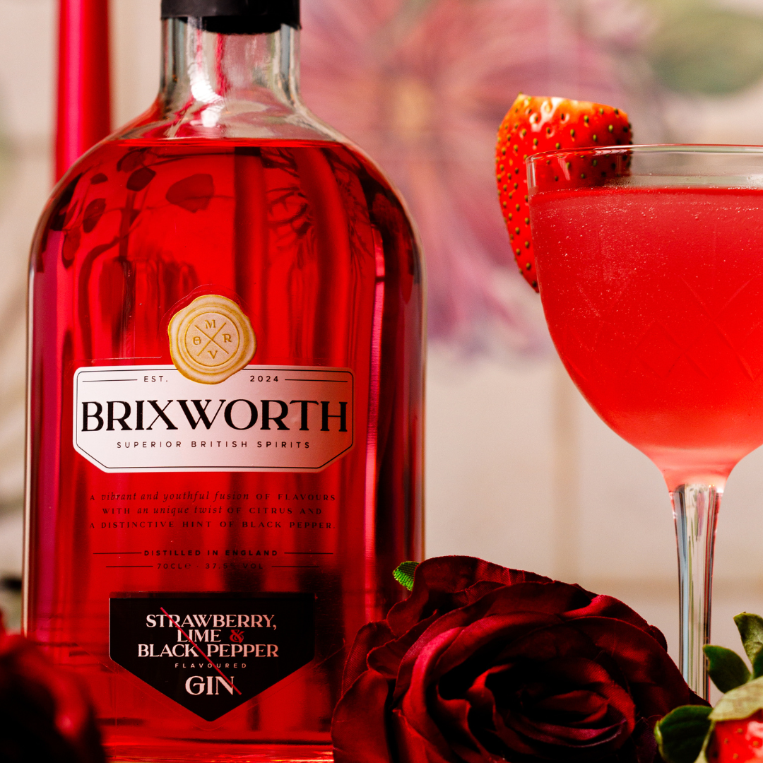 Brixworth Strawberry, Lime & Black Pepper Gin 700ml