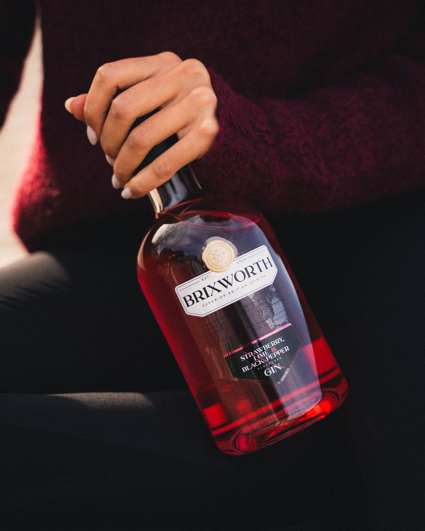 Brixworth Strawberry, Lime & Black Pepper Gin 700ml