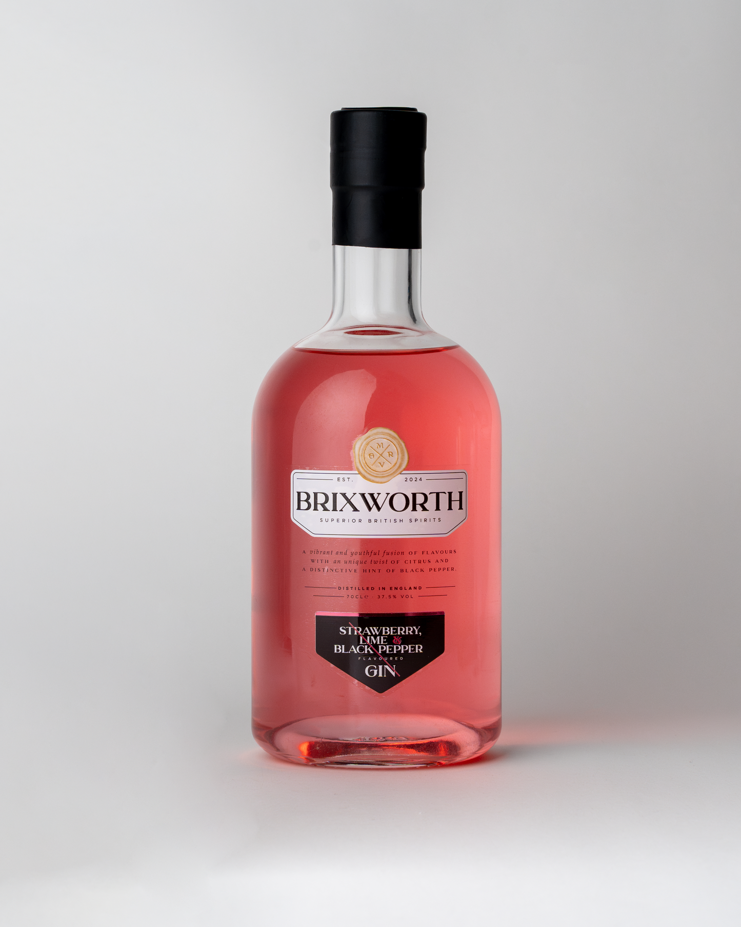 Brixworth Strawberry, Lime & Black Pepper Gin 700ml