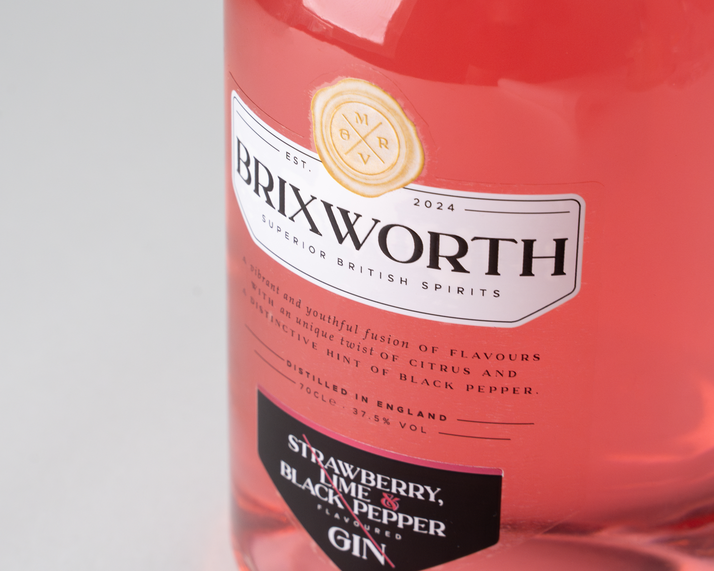 Brixworth Strawberry, Lime & Black Pepper Gin 700ml