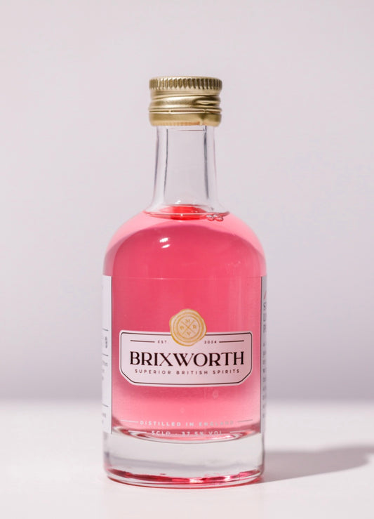 Brixworth Strawberry, Lime & Black Pepper Gin : 50ml